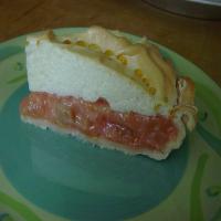Dave's Rhubarb Custard Pie with Meringue image