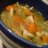 Super easy homemade chicken noodle soup_image