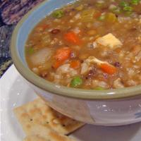 Lentil and Brown Rice Soup_image