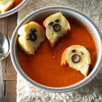 Tomato Soup with Cheesy Ghost Croutons image