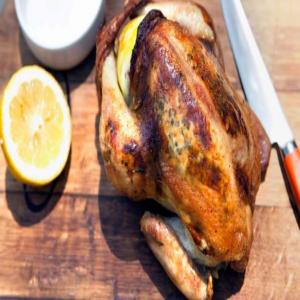Roast Chicken with Garlic-Herb Butter image