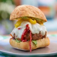 Italian Sausage and Pepper Burgers image