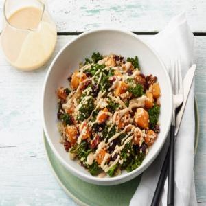 Quinoa Power Bowls with Butternut Squash and Tahini Sauce_image