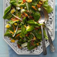 Spinach Salad with Rhubarb Dressing image