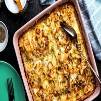 Cauliflower Gratin With Leeks and White Cheddar image