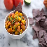 Grilled Peach and Tomato Salsa_image