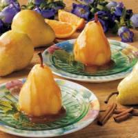 Pears with Spiced Caramel Sauce_image