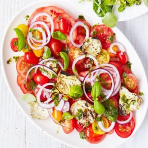 Italian tomato & artichoke platter image