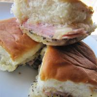 Easy Ham and Cheese Appetizer Sandwiches image