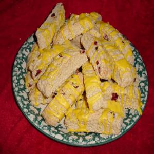 Lemon , Cranberry Biscotti With a Hint of Cardamom image