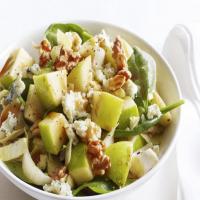Chopped Apple Salad With Toasted Walnuts, Blue Cheese and Pomegranate Vinaigrette image