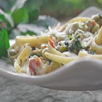 Pasta With Lima Beans and Swiss Chard_image