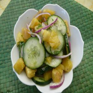Cucumber and Pineapple Salad With Mint_image