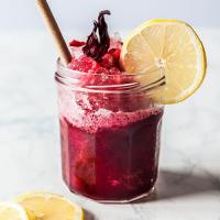 Refreshing Hibiscus Lemonade Slushie_image