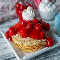 Cherry-Vanilla Pancakes_image