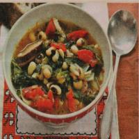 Black-Eyed Peas and Greens with Sausage Recipe - (4.8/5) image