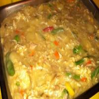 Funeral Chicken and Rice Casserole image