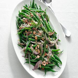 Green Beans with Shallots, Hazelnuts, and Tarragon Recipe | Epicurious.com_image
