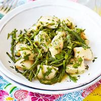 Gnocchi with parsley, butter & samphire image