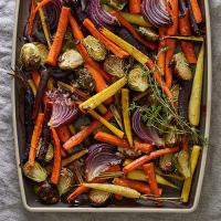 Roasted Vegetable Salad with Cider Vinaigrette_image