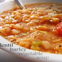 Crock Pot Lentil Vegetable Barley Soup Recipe - (4.2/5)_image