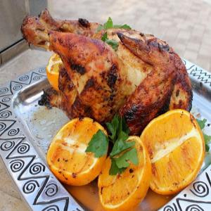 Orange Grilled Beer-Can Chickens_image
