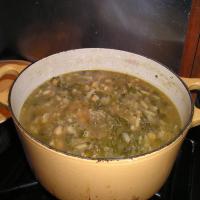 Portuguese Spinach & Chickpea Soup (Sopa De Grao)_image