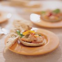 Artichoke Bottoms with Shrimp and Citrus Salsa image