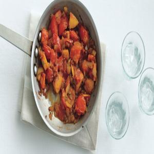 Pork Tenderloin with Tomato-Peach Compote_image