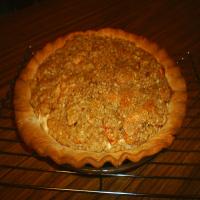 Apple Crumb Cheesecake Pie image