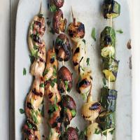 Grilled Chicken and Vegetable Skewers image