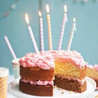 Super-easy birthday cake image