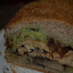 Mushroom and Chicken Paninis With Avocado Mayo_image