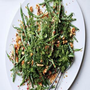 Haricots Verts and Freekeh with Minty Tahini Dressing_image
