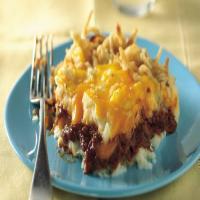 Barbecue Beef and Potato Bake image