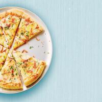 Brie, Pear and Prosciutto Pizza image