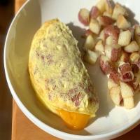 Ham and Cheese Omelet (Easy, No Flip)_image