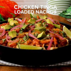 Chicken Tinga Loaded Nachos Recipe by Tasty_image
