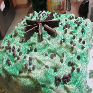 Marble Mint & Chips Layer Cake_image