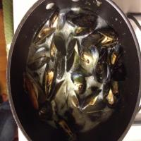 Steamed Mussels With Sauce Aurore image