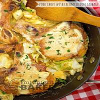 Pork Chops with Creamy Dijon Cabbage_image