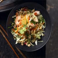 Crunchy Asian cabbage & prawn salad image