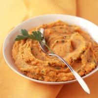 Mashed Sweet and Russet Potatoes with Herbs_image