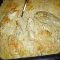 Baked Chicory/Endive With Chicken in a Sage and Mustard Sauce_image