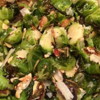 Brussels Sprouts with Almonds and Manchego image