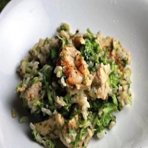 Skillet Parmesan Chicken, Broccoli and Rice_image