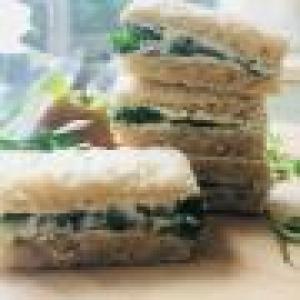 Dainty Watercress Tea Sandwiches_image
