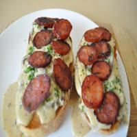 Mushroom and Chorizo on Toasted Sourdough_image