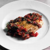 Red Snapper Livornese Style image