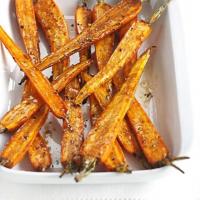 Balsamic & brown sugar roasted carrots image